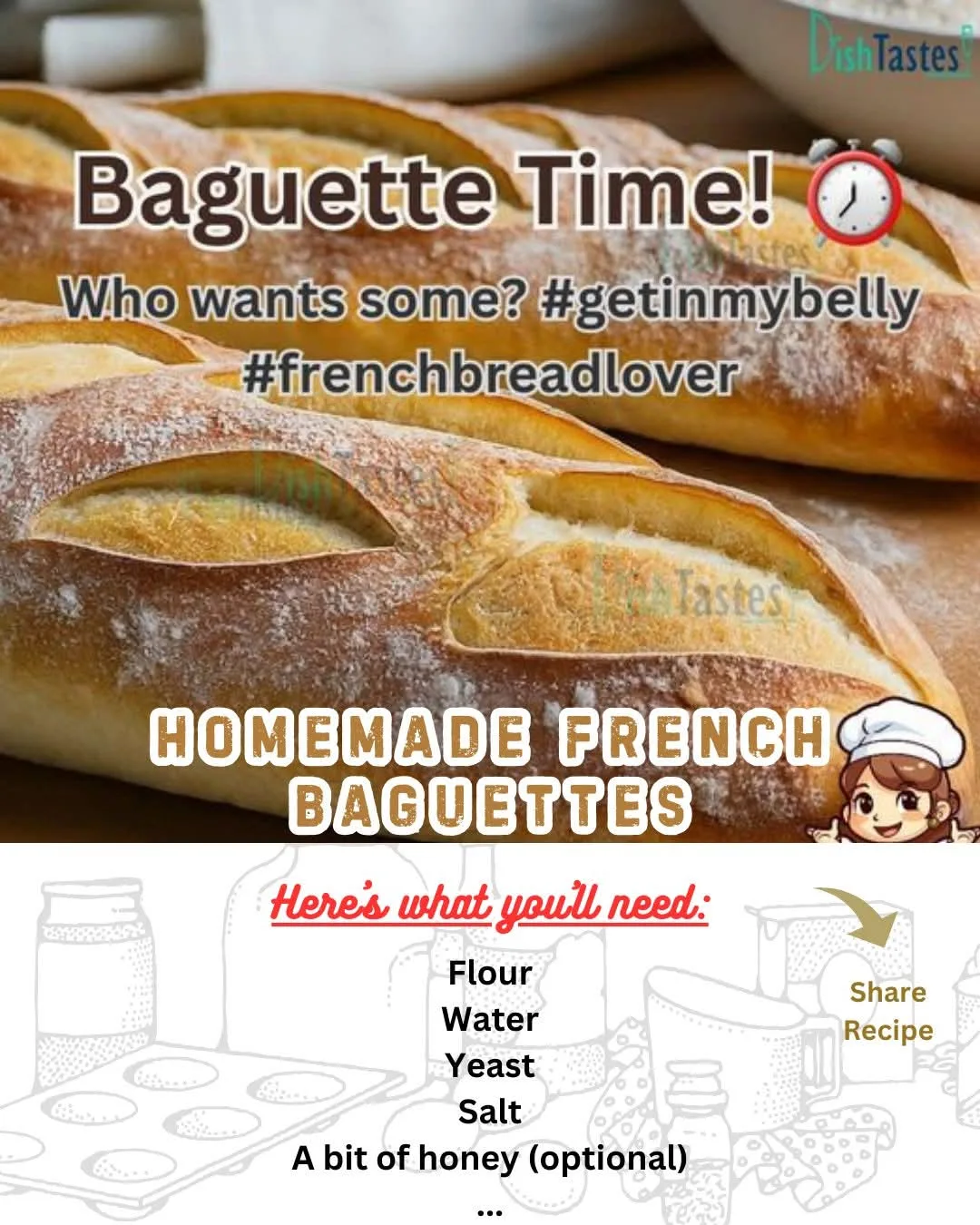 Authentic French Baguettes with Poolish