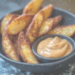 Crispy Potato Wedges with Spiced Aioli